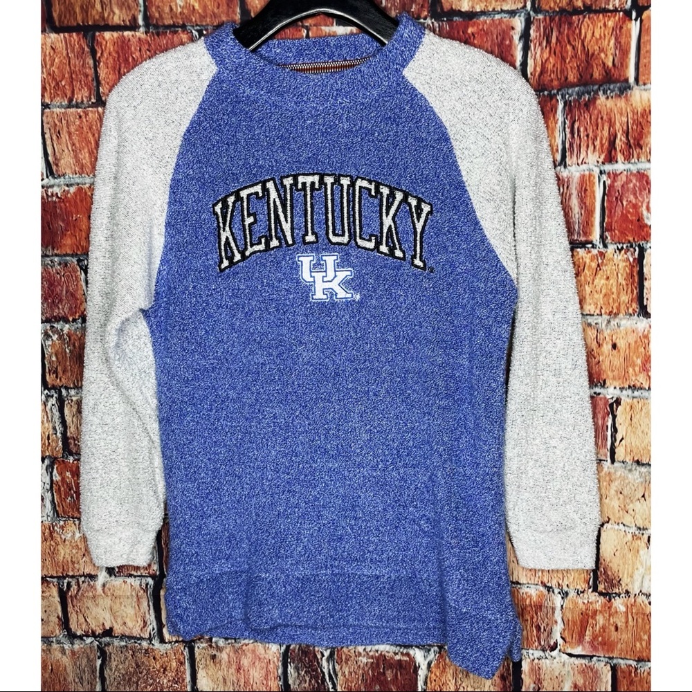 Kentucky Wildcats Women’s Comfy Terry Pressbox By Royce Apparel Sweater Medium